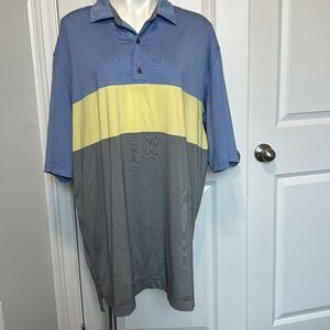 Footjoy Shirt Mens XXL Multi Color Polo Stretch Golf Beach FJ 2XL